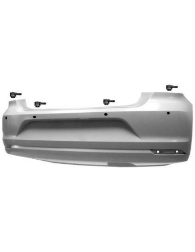 Rear bumper for VW Polo 2014 to 2017 complete with 4 holes sens park Aftermarket Bumpers and accessories