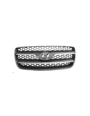 Mascarilla rejilla delantera para Hyundai santafe 2006 al 2010 cromata Lucana Parachoques y Accesorios