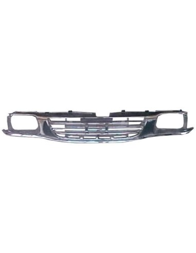 Grille screen for isuzu front pick-up 1999 onwards in Chrome Aftermarket Bumpers and accessories