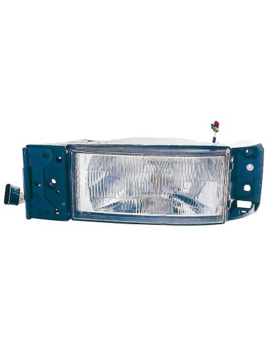 Left headlight for Iveco Eurocargo 1991 to 2003 manual adjustment Aftermarket Lighting