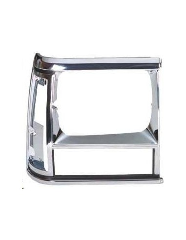 Frame Right Headlight for jeep Cherokee 1991 to 1996 black and chrome plated Aftermarket Bumpers and accessories