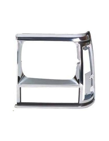 Frame left headlight for jeep Cherokee 1991 to 1996 black and chrome plated Aftermarket Bumpers and accessories