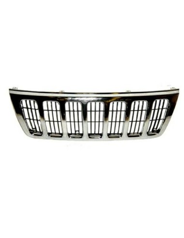 Bezel front grille for Jeep Grand Cherokee 1999-2001 full chrome Aftermarket Bumpers and accessories