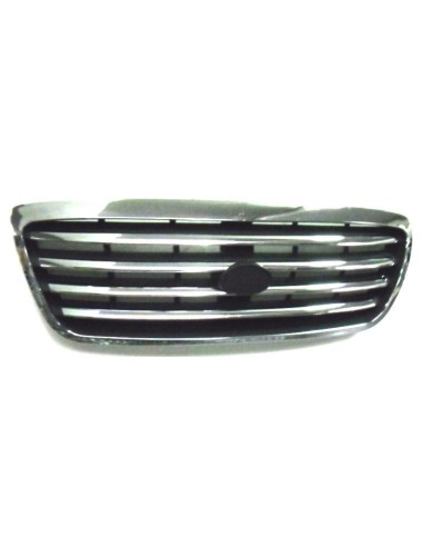 Mascarilla rejilla delantera para kia carnival 2001 al 2006 cromata y negra Lucana Parachoques y Accesorios