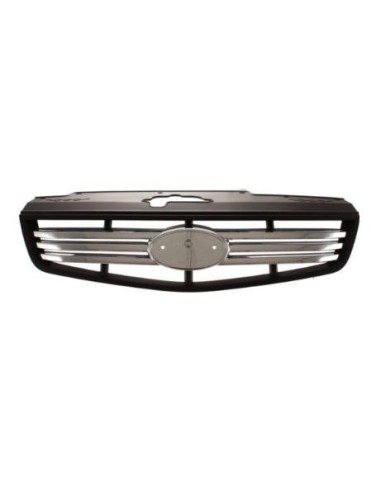 Bezel front grille for the Kia Rio 2007 onwards in chrome and black Aftermarket Bumpers and accessories