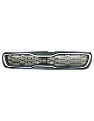 Bezel front grille for KIA Soul 2012 onwards chromed and gray Aftermarket Bumpers and accessories