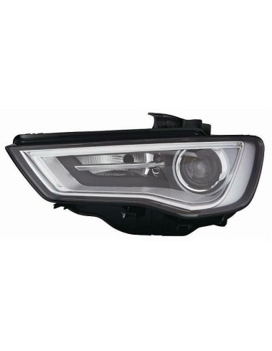 Headlight right front headlight for AUDI A3 2012 to 2016 Black Xenon Aftermarket Lighting