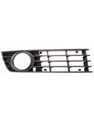 Right grille front bumper for AUDI A4 2000 to 2004 with fog hole Aftermarket Bumpers and accessories