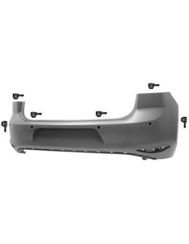 Rear bumper for Volkswagen Golf 7 2012 in then complete 6 sensors park Aftermarket Bumpers and accessories