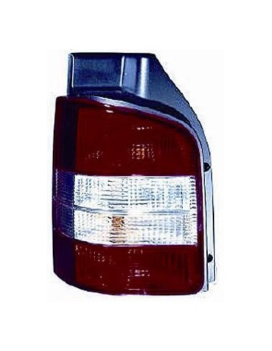 Fanale faro posteriore destro per vw transporter T5 2003 al 2008 2 porte bianco Aftermarket Illuminazione