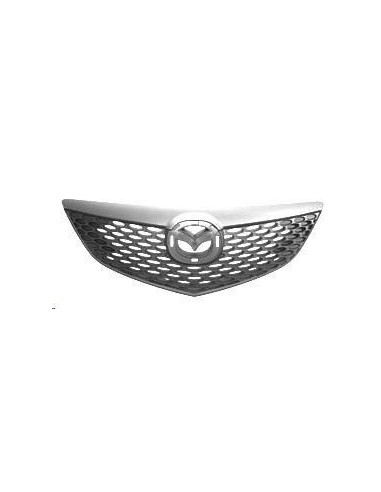 Bezel front grille for Mazda 3 2003-2008 5 doors with frame primer Aftermarket Bumpers and accessories