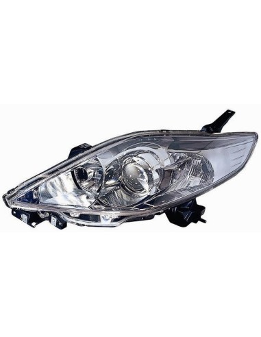 Headlight left front headlight for Mazda 5 2005 to 2008 upper edge black Aftermarket Lighting