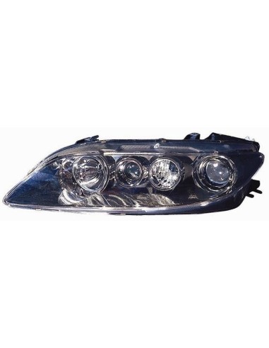 Headlight left front headlight for Mazda 6 2005 to 2007 with black fog Aftermarket Lighting
