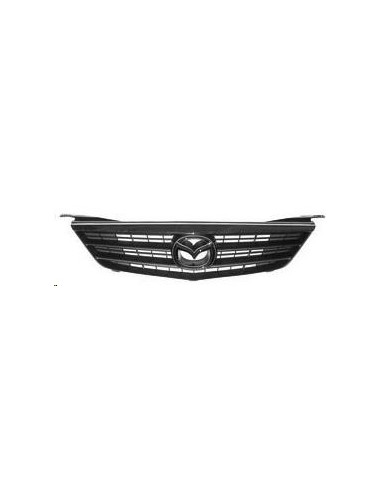 Bezel front grille for Mazda 626 2001 to 2002 chrome and black Aftermarket Bumpers and accessories