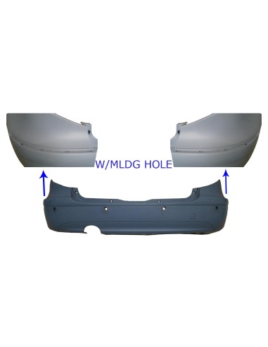 Rear bumper class a W169 2004-2007 elegance avantgarde with sensors Aftermarket Bumpers and accessories
