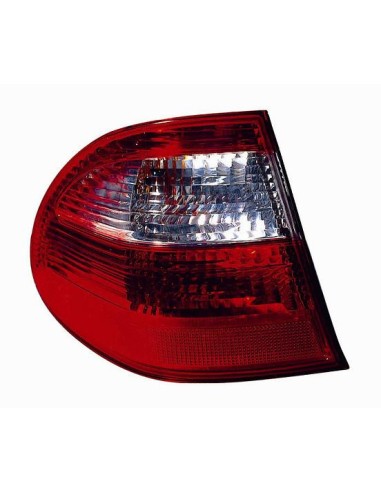 Fanale projecteur arrière gauche de la Mercedes classe e w211 2002 2006 sw extérieur blanc et rouge Lucana Phares et Feux