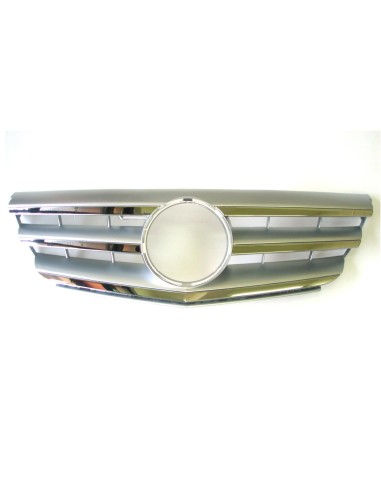 Bezel FRONT GRILLE FOR MERCEDES CLASS B W245 2009- gray chrome and Aftermarket Bumpers and accessories