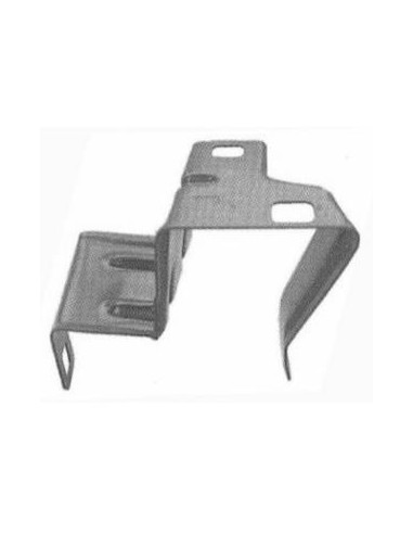 Left Bracket Front Bumper for Mercedes C Class w203 2000-2005 in iron Aftermarket Plates