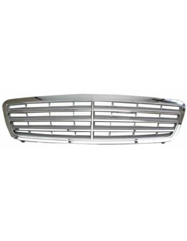 Front bezel class C W203 2000-2007 chromed and silver with 3 profiles Aftermarket Bumpers and accessories
