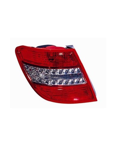 Left taillamp class C W204 2007 onwards sw white red led Aftermarket Lighting