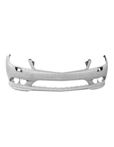 Front bumper for Mercedes C Class w204 2007 to 2010 AMG with headlight washer holes  Aftermarket Bumpers and accessories