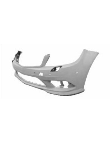 Front bumper class C W204 2007- AMG with headlight washer and 6 holes sensors park Aftermarket Bumpers and accessories