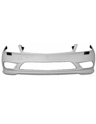 Front bumper for Mercedes C Class w204 2010 onwards AMG with headlight washer holes  Aftermarket Bumpers and accessories