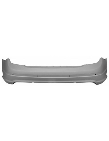 Rear bumper for Mercedes C Class w204 2007- AMG with holes sensors park Aftermarket Bumpers and accessories
