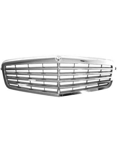 Bezel front grid class and W212 2009- chrome elegance and silver Aftermarket Bumpers and accessories