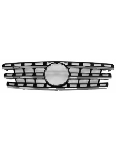 Bezel front grille for mercedes ml w164 2008 onwards chrome and black Aftermarket Bumpers and accessories