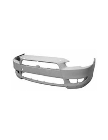 Front bumper for Mitsubishi Lancer 2007 onwards 4 doors with holes spoiler Aftermarket Bumpers and accessories