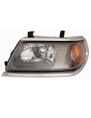 Left headlight for Mitsubishi Pajero sport 1999 onwards chrome bezel Aftermarket Lighting