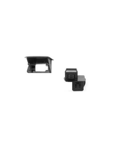 Kit bracket and clip the front bumper right to Nissan Micra 2003 to 2010 Aftermarket Plates