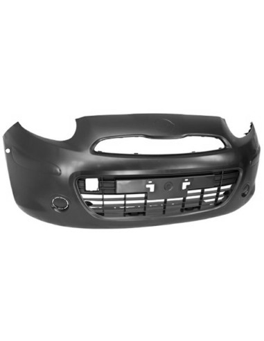 Front bumper for micra 2010-2013 with holes sensors park without fog lights Aftermarket Bumpers and accessories