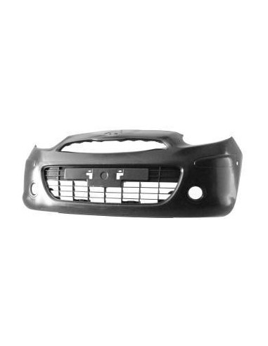 Front bumper for micra 2010-2013 with holes fog lights and sensors park Aftermarket Bumpers and accessories