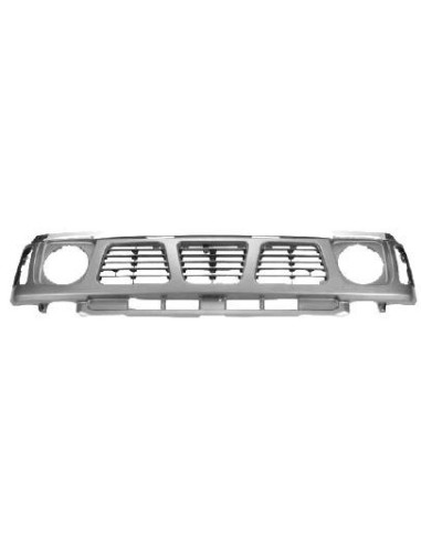 Bezel front grille for Nissan patrol gr 1988 to 1995 silver and gray Aftermarket Bumpers and accessories