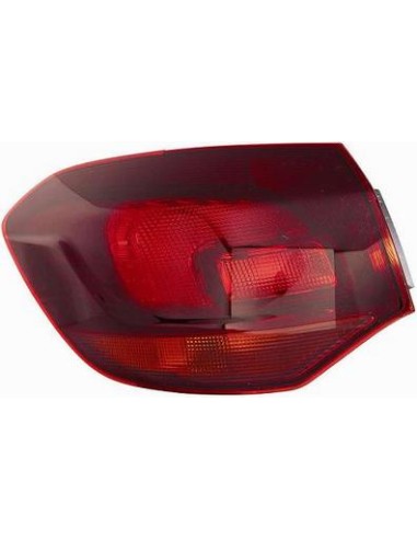 Fanale projecteur arrière droite pour Opel Astra j 2009 désormais extérieur sw rouge foncé Lucana Phares et Feux