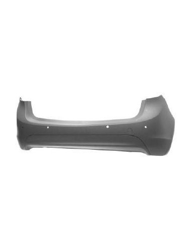 Rear bumper for Opel Meriva 2010- and 2013- with holes sensors park Aftermarket Bumpers and accessories