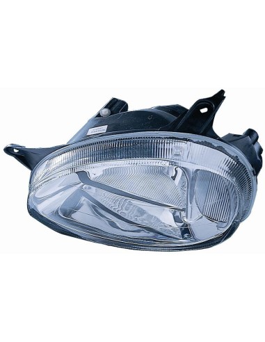 Faro proiettore anteriore destro per opel corsa b 1993 al 2000 parabola cromata Aftermarket Illuminazione