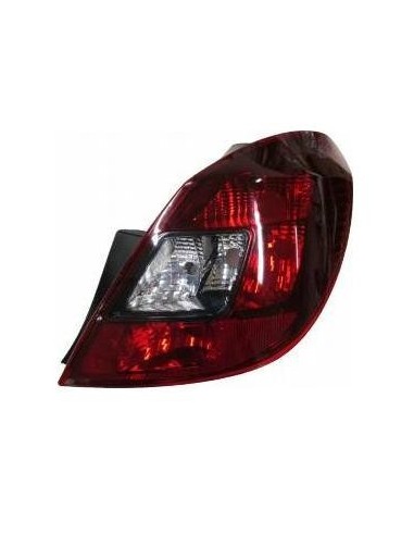 Lamp RH rear light for Opel Corsa D 2006 onwards 5 ports dark red Aftermarket Lighting