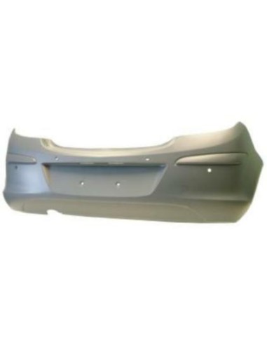 Rear bumper for Opel Corsa d 2006 onwards 5 doors with holes sensors park Aftermarket Bumpers and accessories
