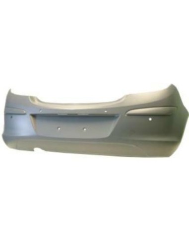 Rear bumper for Opel Corsa d 2006 onwards 3 doors with holes sensors park Aftermarket Bumpers and accessories