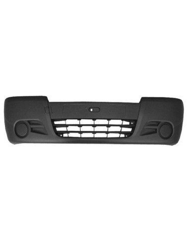 Front bumper for Opel Vivaro 2007 to 2013 black without fog light holes Aftermarket Bumpers and accessories
