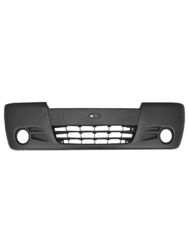 Front bumper for Opel Vivaro 2007 to 2013 black with fog holes Aftermarket Bumpers and accessories