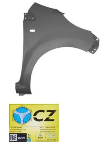 Garde-boue avant droite pour citroen c1 2005- pour Peugeot 107 2005- Aftermarket Tôles