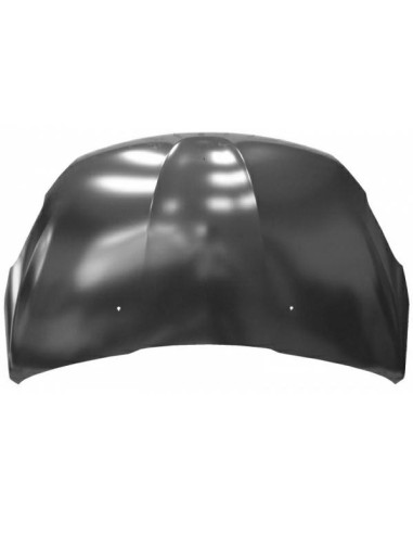 Front hood for Peugeot 208 2012 onwards with round holes Aftermarket Plates