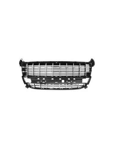 The central grille front bumper for Peugeot 3008 2009- chrome and black Aftermarket Bumpers and accessories
