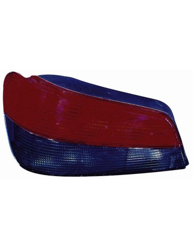 Left taillamp for Peugeot 306 1997 to 2001 5 fume ports and red Aftermarket Lighting