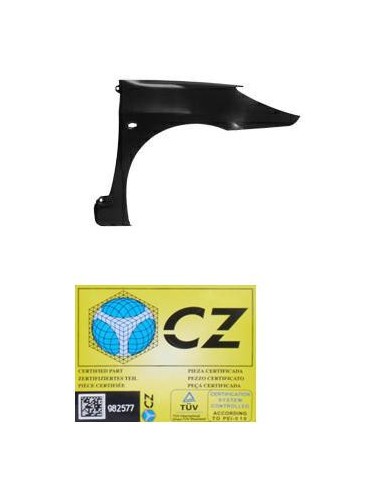 Right front fender for Peugeot 307 2005 to 2007 Aftermarket Plates
