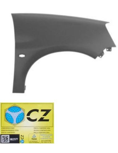 Right front fender berlingo ranch Partners 2003-2007 without holes Aftermarket Plates